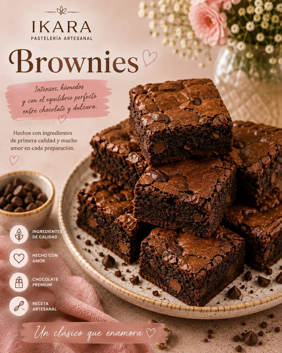 Brownies de chocolate