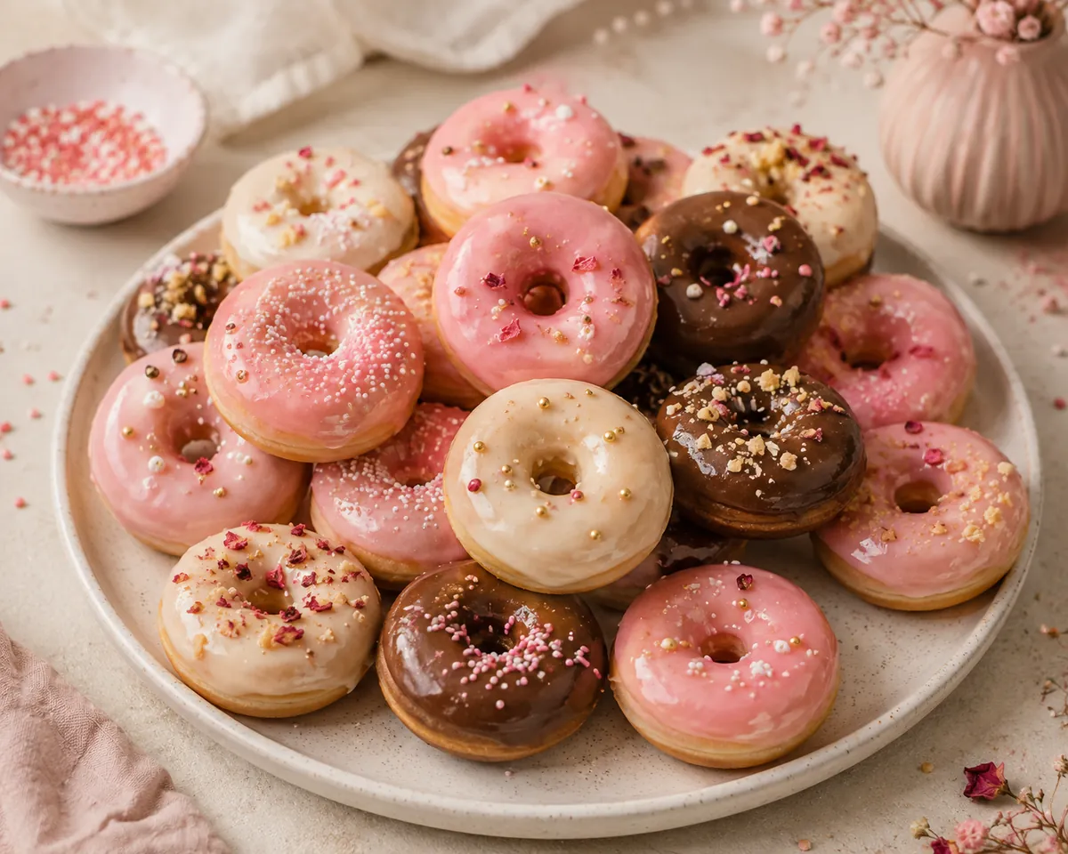 Mini donas glaseadas